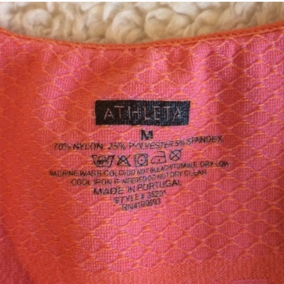 Pink Athleta tank - Picture 6 of 8